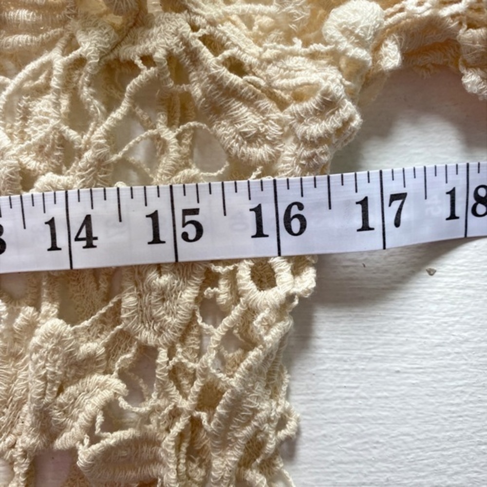 Ruby Cream Cotton Crochet Top‎ - Picture 5 of 6